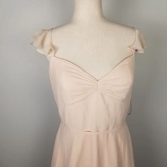 NWT Marchessa Notte Bridesmaid Gown Pink Blush Sz 12 - Picture 5 of 7